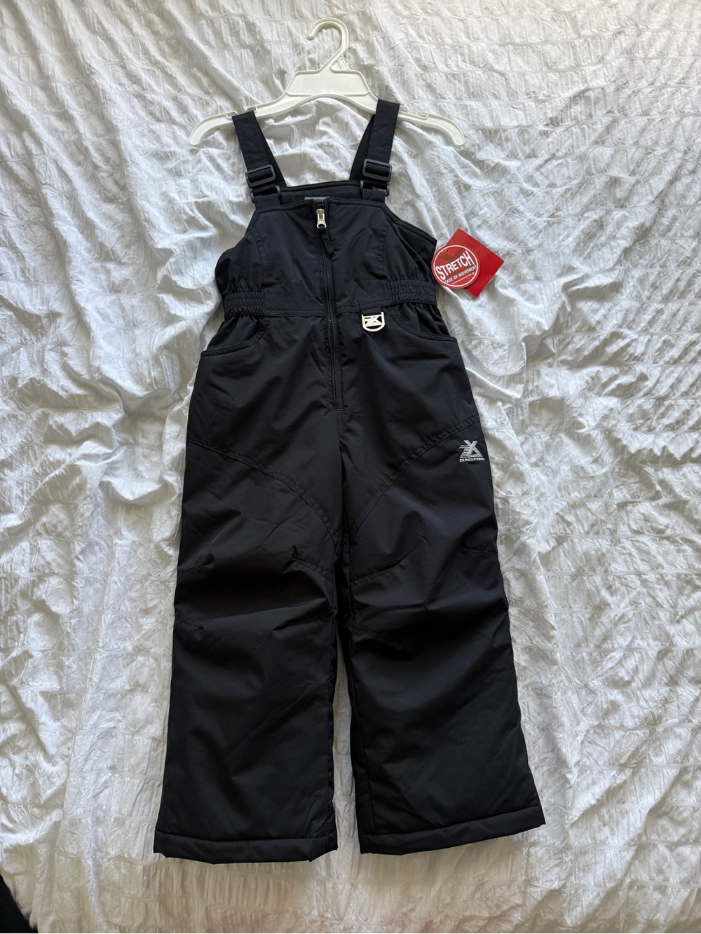 ZeroXposur Kids Black Insulated Snow Bib Overalls